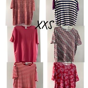 LuLaRoe Irma Tops XXS Bundle